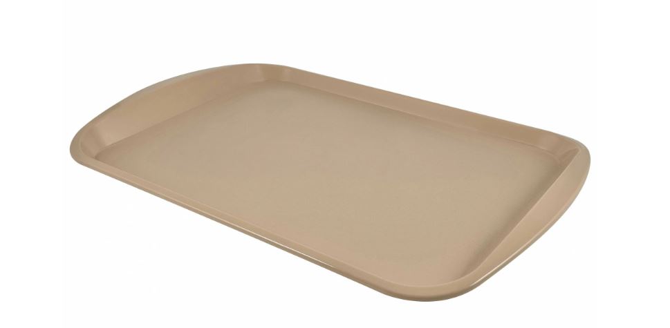 Поднос прямоугольный 435х305 мм шоколадный мокко